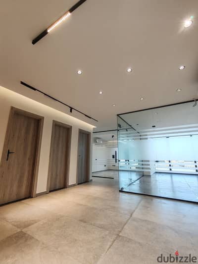 Office headquarters for rent 170 m air-conditioned in Rehana Plaza building Al-Mershidi - Zahra Al-Maadi