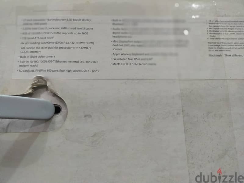 Apple IMac 27inch 18