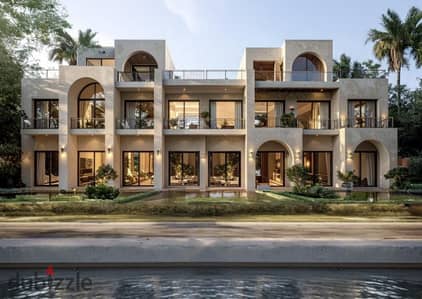 Finished Townhouse with Nile View in Jirian Palm Hills next to Vye and Beverly Hills