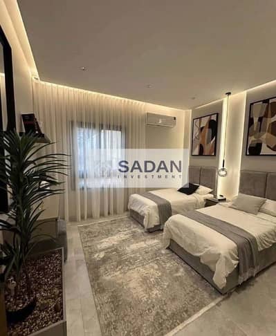 شقة بجاردن للبيع متشطبة بخصم كاش 30 % جاهزة للمعاينة في كمبوند سيناريو كمبوند جاهز للسكن في افضل مناطق العاصمة الادارية الجديدة امام الحي الدبلوماسي