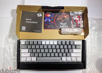 Gaming mechanical keyboard redragon k617 fizz rainbow