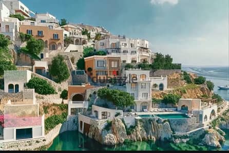 امتلك شاليه بفيو بنورامي على اللاجون مباشرة و بسعر مميز جدا في South Med