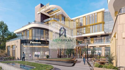 Own a 49 sq m ground floor shop in Sheikh Zayed with a 10% down payment and installments over 6 years, on a main street opposite Dorra Compound.
