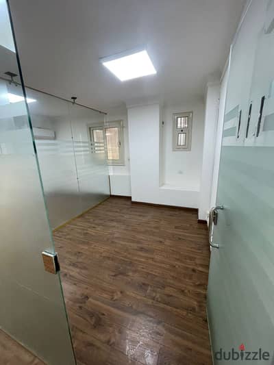 Office for rent on Makram Ebeid Main Street 300m with air conditioning