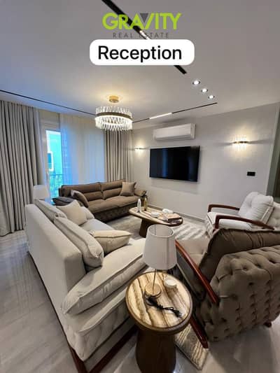 Pay the cash price in installments over two years for a fully finished apartment in New Heliopolis - Apartment for sale - Rock White
