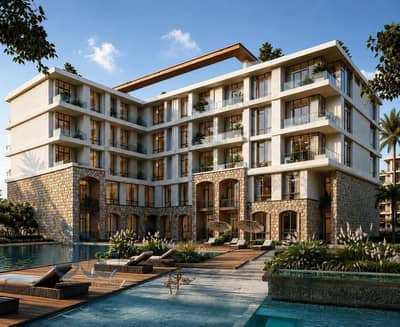 Own an apartment in UNOIA compound in the best location in Sheikh Zayed, near Al Ahly Club and the Desert Road.