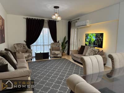 Furnished apartment for rent in Al Rehab City, Phase 8, First Floor. Prime location next to the Eastern Market and services. Ready for viewing and imm