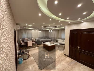 For rent in Madinty, a fully furnished and air-conditioned villa with custom finishing, super lux 231m