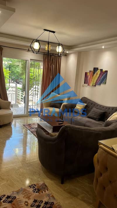 Luxury Furnished Apartment with Private Garden for Rent in Madinaty – B7, Group 73  Experience premium living in a fully furnished hotel