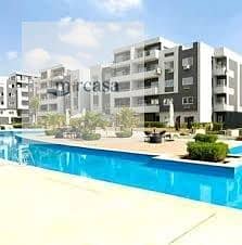 Hot Deal! Ready to Move Ground Apartment Fully Finished at High City Compound, Obour Fifth District! Near pool & landscape view. Call us right now!!.