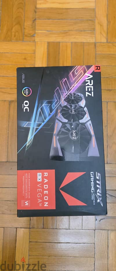 ASUS AREZ Strix AMD Radeon RX Vega 56 8GB OC - Premium Triple Fan