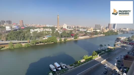 شقة للايجار 300م علي النيل مباشر . كورنيش النيل .