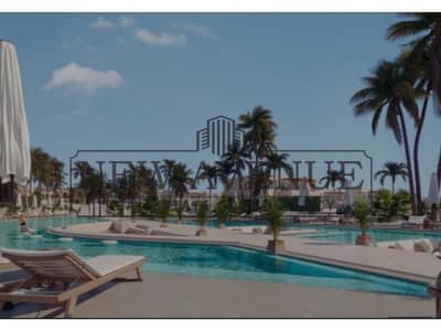 Delivered fully finished Ground Chalet with garden facing north in a \prime location in Hacienda West Phase Hazel North Coast developed by Palm Hills
