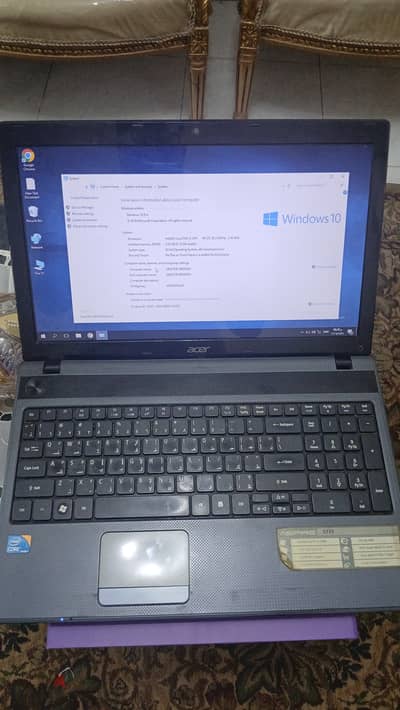 Acer aspire 5733 بحالة ممتازه