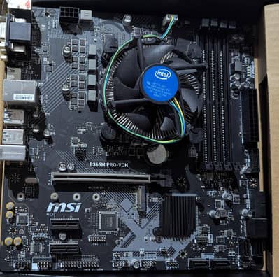Intel core i5 9400f + 16 gb RAM DDR4