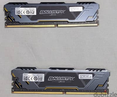 2*8 kit, 16 gb RAM DDR4