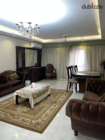 Apartment for rent great price fully furnished super lux finishing typical floor 3 bedrooms in Al Rehab 1 - Phase 3 - New Cairo