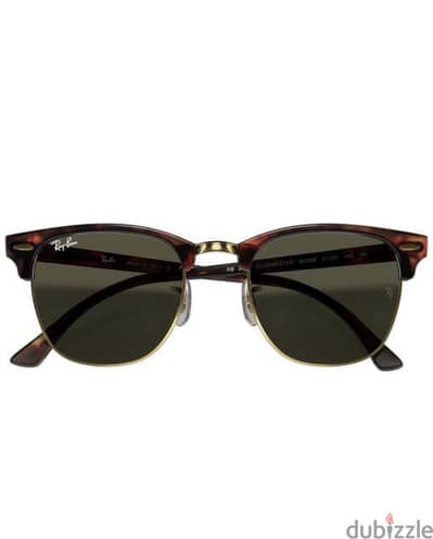original rayban clubmaster brown tortoise (authentic)