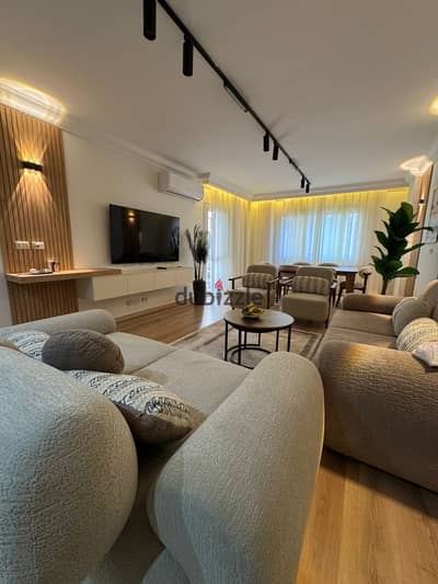 140-meter apartment with a 50-meter garden in B10 of the most upscale phases of Madinaty with distinctive and rare finishes and furniture