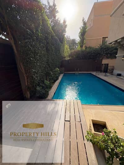 Standalone villa with private swimming pool and garden - Azar - Fifth Settlement - New Cairo
