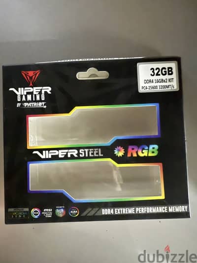 رامات 32 جيجا بايت كيت  (2x) من viber steel RGB
