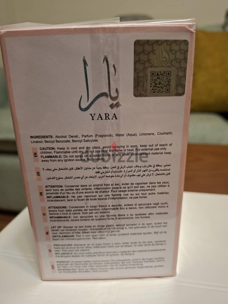 Lattafa Yara Eau De Parfum (100ml) – Authentic Arab Perfume 1