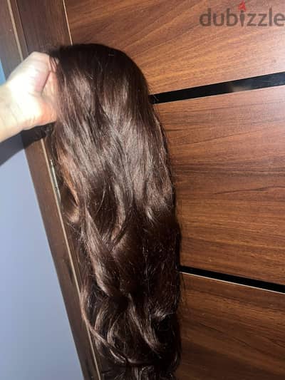 باروكه شعر طبيعي لون بني