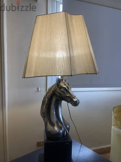 lamp horse, wood feel. . . high 92cm