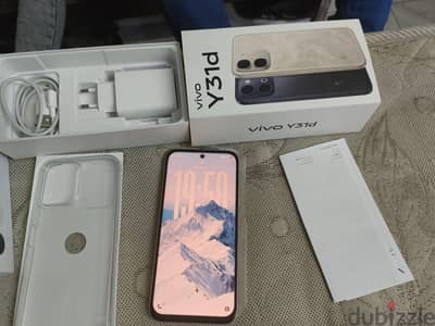vivo y31d  مستعمل اسبوعين نضيف كسر زيرو ومعاه الضمان