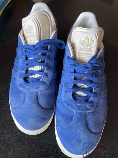 sneakers chamois addidas blue  size : EUR 45 1/3 - US 11