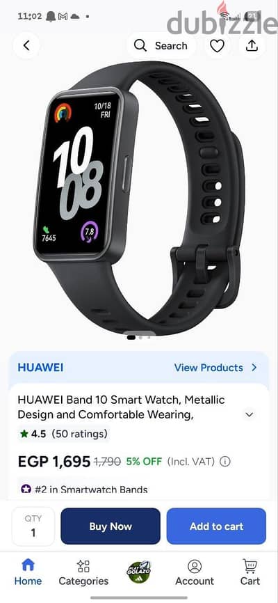 huawei band 10 ( New ) هواوي باند ١٠