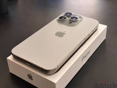 Apple - iPhone 15 Pro Max 256 GB 86% Zero Scratch with Cable n charger