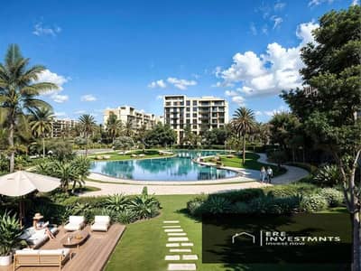 Ground floor apartment with garden, ultra-modern finishing, open view in City Gate, Qatari Diar, New Cairo - with payment facilities