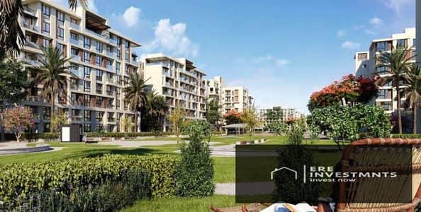 Luxury finished apartment for sale with installments over the longest payment period in City Gate Diar Al Qataria, New Cairo - Landscape View