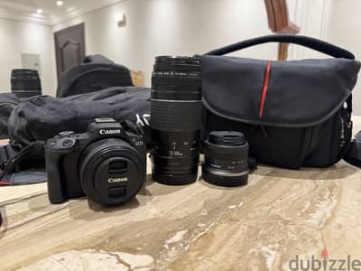 Canon R50 - 18-45mm - 50mm - 75-300mm