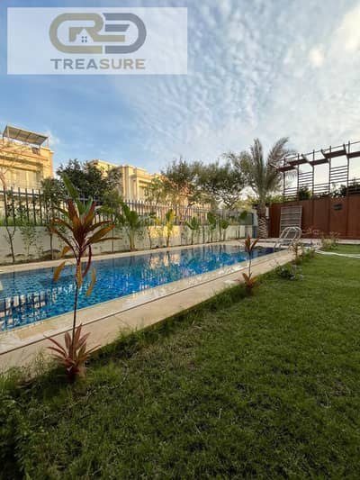 semi furnished Twin house for rent in Cairo Festival City - new cairo