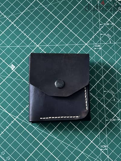 محفظة جلد تركي طبيعي ١٠٠٪؜ Trifold wallet