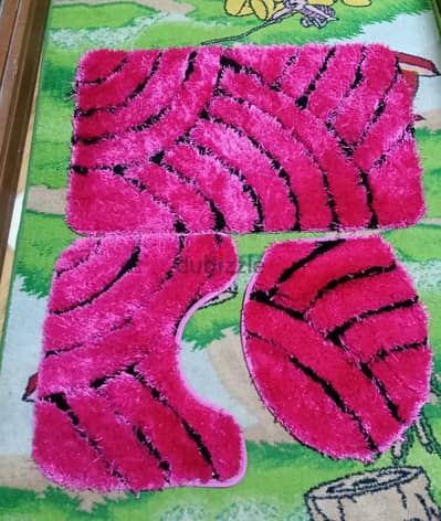 طقم سجاد حمام شاج كثيف وفخم جدا