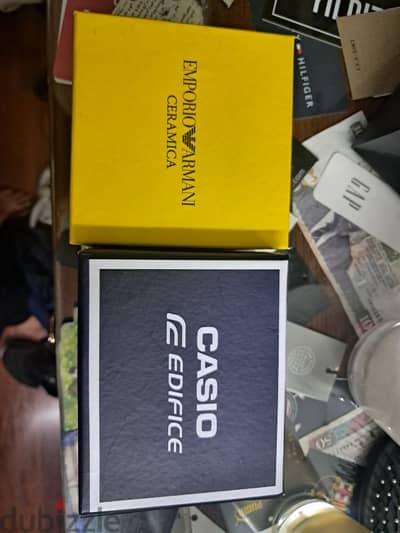 Casio and Armani watches
