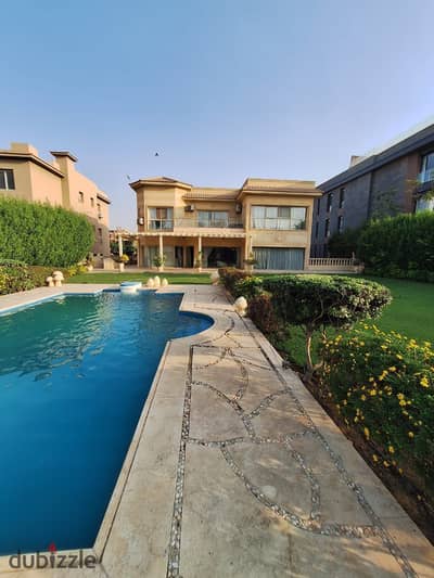 Distinct villa for sale, Katameya Dunes, best price, first row golf, distinctive finishing