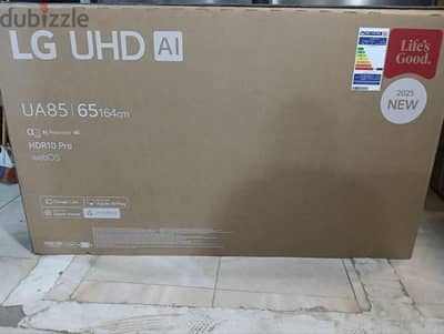 شاشات ال جي ٦٥ بوصة موديل ua85 ريموت ماجيك أوامر صوتية