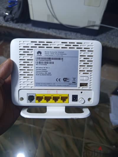 جهازين (2راوتر) Huawei VDSL موديل DG8045