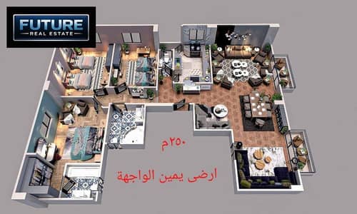 شقة 250 م + 30 م جاردن في النرجس عمارات في التجمع الخامس ثاني نمرة من مسجد فاطمة الشربتلي
