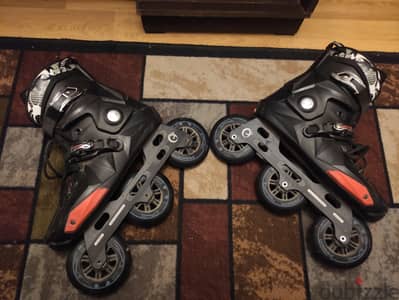 skate AKTG-08 Gomaa roller skate AKTG-08 Size (38-39) Black*Red