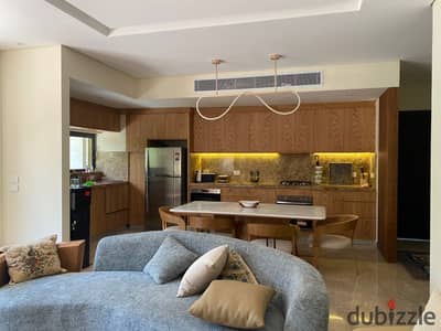 Apartment with garden for rent in lake view fully furnished