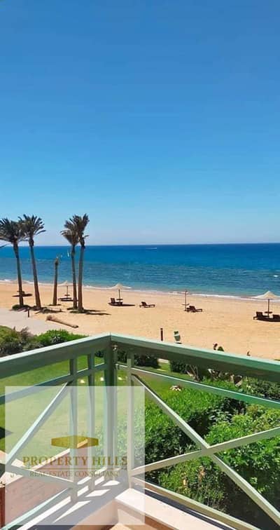 Ready for immediate delivery and move-in Sea view chalet with a private garden for sale – direct sea and pool view- lavista topaz - ain elsokhna