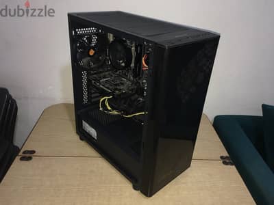 كمبيوتر جيمنج بحالة الجديد Amd B450m + Ryzen 5 pro + 8gb + Gtx 1650