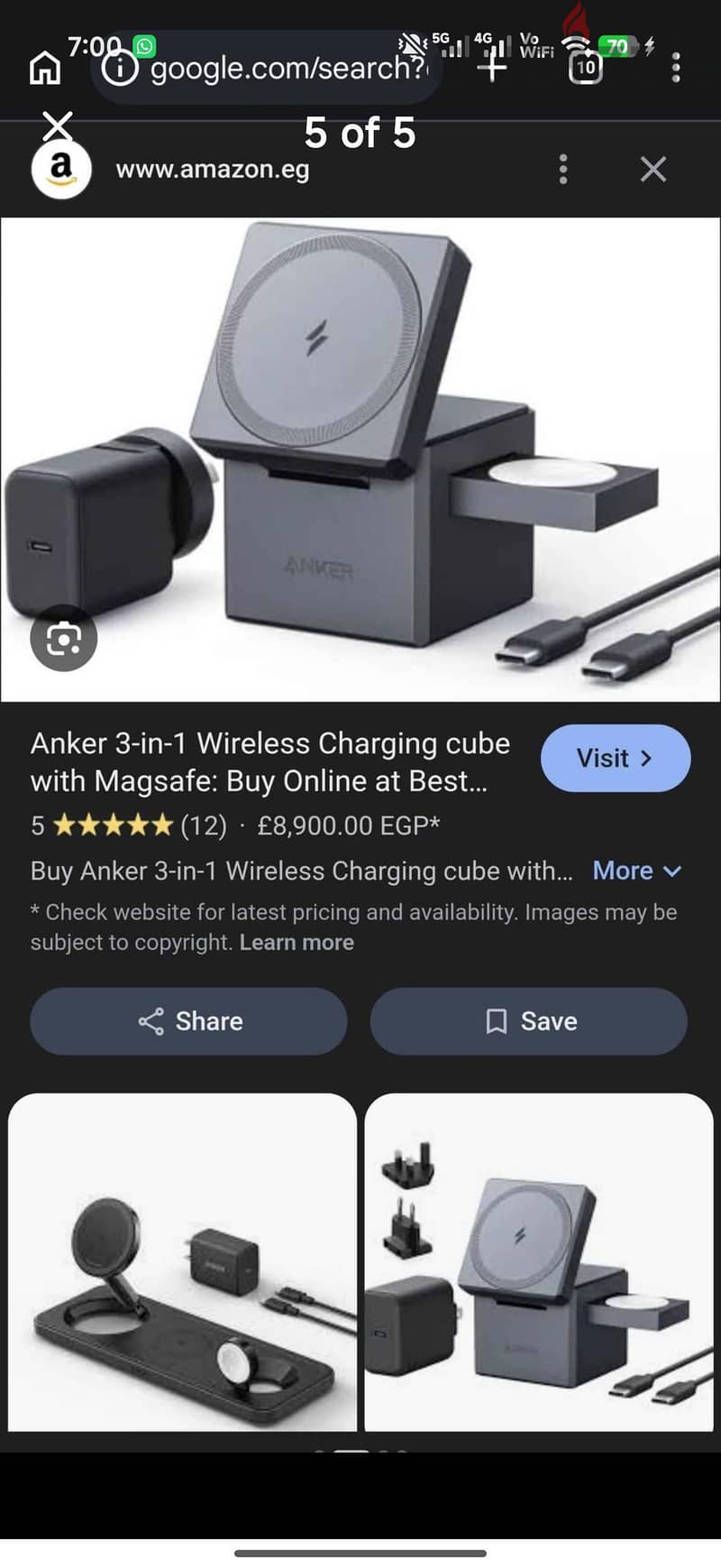 Anker 3 in 1 cube with magsafe 1
