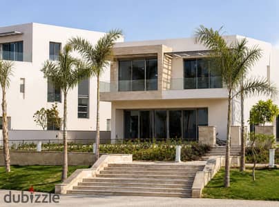 Large twin house ready for living with a view of the Pyramids next to Aura