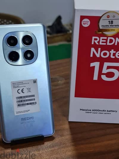 Not 15 redmi 4G 256 مفهوش خدش